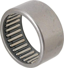 IKO - 1.378" Bore Diam, 5,400 Lb. Dynamic Capacity, 35 x 42 x 20mm, Caged, Open End, Shell Needle Roller Bearing - 1.654" Outside Diam, 0.787" Wide - USA Tool & Supply