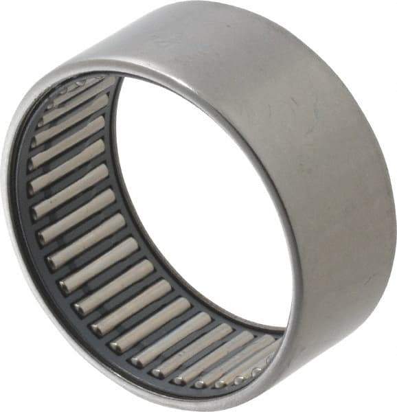 IKO - 1.969" Bore Diam, 8,700 Lb. Dynamic Capacity, 50 x 58 x 25mm, Caged, Open End, Shell Needle Roller Bearing - 2.283" Outside Diam, 0.984" Wide - USA Tool & Supply