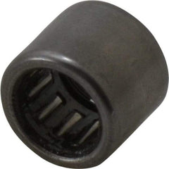 INA Bearing - 0.315" Bore Diam, 620 Lb. Dynamic Capacity, 8 x 12 x 10mm, Caged, Single Seal, Open End, Shell Needle Roller Bearing - 0.472" Outside Diam, 0.394" Wide - USA Tool & Supply