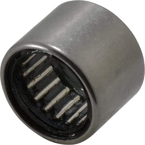IKO - 0.787" Bore Diam, 2,850 Lb. Dynamic Capacity, 20 x 26 x 20mm, Caged, Double Seal, Open End, Shell Needle Roller Bearing - 1.024" Outside Diam, 0.787" Wide - USA Tool & Supply