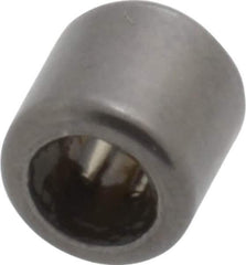 INA Bearing - 1/8" Bore Diam, 240 Lb. Dynamic Capacity, 1/8 x 1/4 x 1/4", Caged, Open End, Shell Needle Roller Bearing - 1/4" Outside Diam, 1/4" Wide - USA Tool & Supply