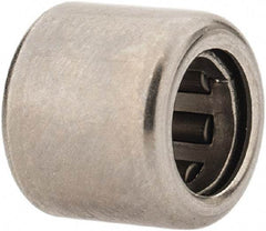 INA Bearing - 5/32" Bore Diam, 285 Lb. Dynamic Capacity, 5/32 x 9/32 x 1/4", Caged, Open End, Shell Needle Roller Bearing - 9/32" Outside Diam, 1/4" Wide - USA Tool & Supply