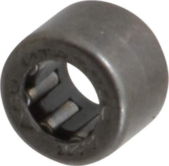 INA Bearing - 3/16" Bore Diam, 400 Lb. Dynamic Capacity, 3/16 x 11/32 x 1/4", Caged, Open End, Shell Needle Roller Bearing - 11/32" Outside Diam, 1/4" Wide - USA Tool & Supply