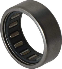 IKO - 3/4" Bore Diam, 1,600 Lb. Dynamic Capacity, 3/4 x 1 x 3/8", Caged, Open End, Shell Needle Roller Bearing - 1" Outside Diam, 3/8" Wide - USA Tool & Supply