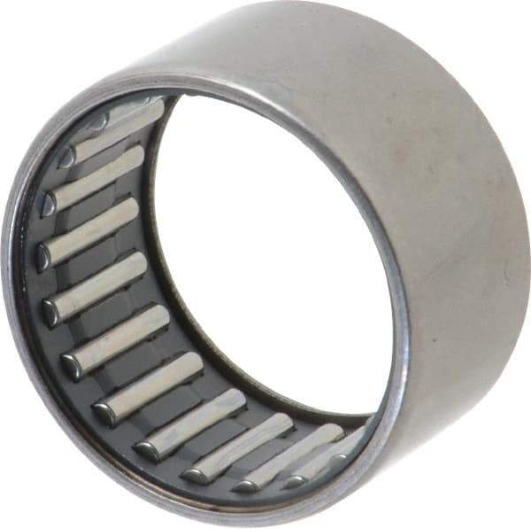 IKO - 1-1/8" Bore Diam, 4,250 Lb. Dynamic Capacity, 1-1/8 x 1-3/8 x 3/4", Caged, Open End, Shell Needle Roller Bearing - 1-3/8" Outside Diam, 3/4" Wide - USA Tool & Supply