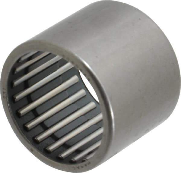 IKO - 1-1/4" Bore Diam, 7,500 Lb. Dynamic Capacity, 1-1/4 x 1-1/2 x 1-1/4", Caged, Open End, Shell Needle Roller Bearing - 1-1/2" Outside Diam, 1-1/4" Wide - USA Tool & Supply