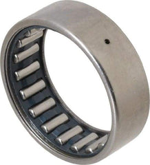 IKO - 1-1/2" Bore Diam, 5,500 Lb. Dynamic Capacity, 1-1/2 x 1-7/8 x 5/8", Caged, Open End, Shell Needle Roller Bearing - 1-7/8" Outside Diam, 5/8" Wide - USA Tool & Supply