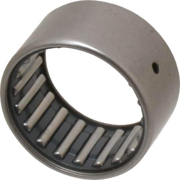 IKO - 1-1/2" Bore Diam, 8,700 Lb. Dynamic Capacity, 1-1/2 x 1-7/8 x 1", Caged, Open End, Shell Needle Roller Bearing - 1-7/8" Outside Diam, 1" Wide - USA Tool & Supply