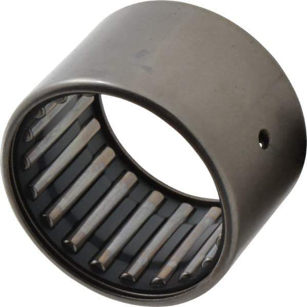 IKO - 1-1/2" Bore Diam, 10,600 Lb. Dynamic Capacity, 1-1/2 x 1-7/8 x 1-1/4", Caged, Open End, Shell Needle Roller Bearing - 1-7/8" Outside Diam, 1-1/4" Wide - USA Tool & Supply