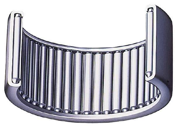 IKO - 1.575" Bore Diam, 3,150 Lb. Dynamic Capacity, 40 x 47 x 16mm, Caged, Double Seal, Open End, Shell Needle Roller Bearing - 1.85" Outside Diam, 0.63" Wide - USA Tool & Supply