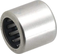 IKO - 9/16" Bore Diam, 3,250 Lb. Dynamic Capacity, 9/16 x 13/16 x 3/4", Caged, Shell Needle Roller Bearing - Heavy Section, 13/16" Outside Diam, 3/4" Wide - USA Tool & Supply