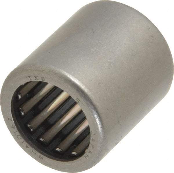 IKO - 5/8" Bore Diam, 4,300 Lb. Dynamic Capacity, 5/8 x 7/8 x 1", Caged, Shell Needle Roller Bearing - Heavy Section, 7/8" Outside Diam, 1" Wide - USA Tool & Supply
