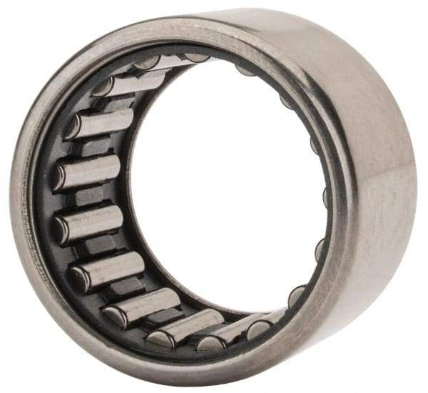 IKO - 11/16" Bore Diam, 2,900 Lb. Dynamic Capacity, 11/16 x 9/16 x 5/8", Caged, Shell Needle Roller Bearing - Heavy Section, 15/16" Outside Diam, 5/8" Wide - USA Tool & Supply