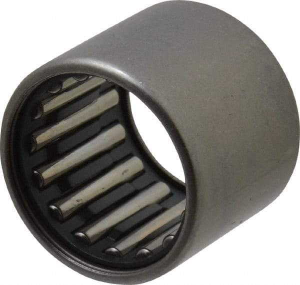 IKO - 7/8" Bore Diam, 5,800 Lb. Dynamic Capacity, 7/8 x 1-3/16 x 1", Caged, Shell Needle Roller Bearing - Heavy Section, 1-3/16" Outside Diam, 1" Wide - USA Tool & Supply