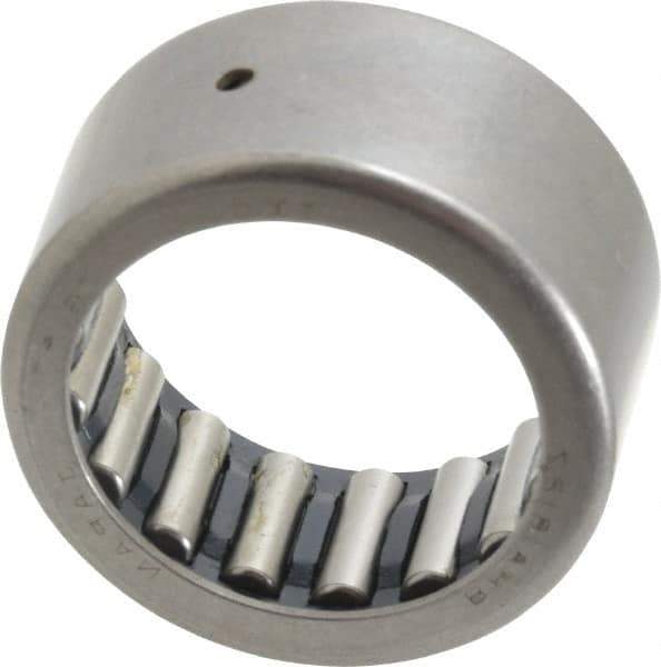 IKO - 1-1/8" Bore Diam, 5,700 Lb. Dynamic Capacity, 1-1/8 x 1-1/2 x 3/4", Caged, Shell Needle Roller Bearing - Heavy Section, 1-1/2" Outside Diam, 3/4" Wide - USA Tool & Supply