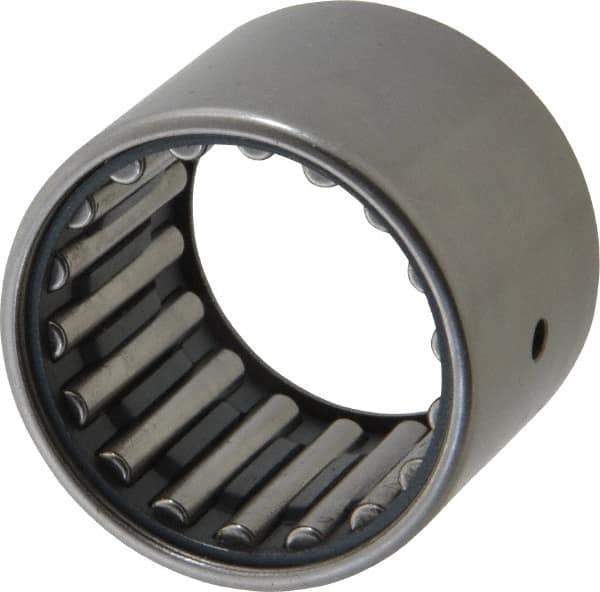 IKO - 1-1/4" Bore Diam, 9,800 Lb. Dynamic Capacity, 1-1/4 x 1-5/8 x 1-1/4", Caged, Shell Needle Roller Bearing - Heavy Section, 1-5/8" Outside Diam, 1-1/4" Wide - USA Tool & Supply