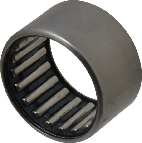 IKO - 1-3/8" Bore Diam, 8,800 Lb. Dynamic Capacity, 1-3/8 x 1-3/4 x 1", Caged, Shell Needle Roller Bearing - Heavy Section, 1-3/4" Outside Diam, 1" Wide - USA Tool & Supply