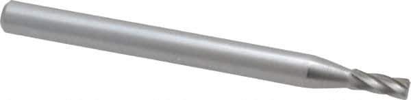 Dremel - 5/64" Cut Diam, 1/8" Shank Diam, Cylinder Head Single Cut Burr - High Speed Steel, Flat End - USA Tool & Supply