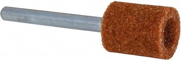 Dremel - 3/8" Head Diam x 1/2" Thickness, B132, Cylinder Cup End, Aluminum Oxide Mounted Point - Green - USA Tool & Supply