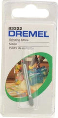 Dremel - 1/8" Head Diam x 11/32" Thickness, Pointed End, Silicon Carbide Mounted Point - Green - USA Tool & Supply
