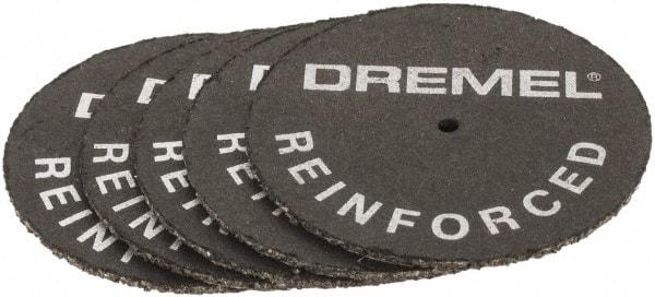 Dremel - 1-1/4" Cutoff Wheel - 0.045" Thick, 1/8" Arbor, Use with Angle Grinders - USA Tool & Supply