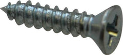 Value Collection - #6 Flat Head Phillips Sheet Metal Screw - Steel, 5/8" OAL, Grade 2 - USA Tool & Supply