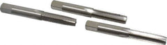 Interstate - M9x1.25 Metric Coarse, 4 Flute, Bottoming, Plug & Taper, Bright Finish, High Speed Steel Tap Set - Right Hand Cut, 2-15/16" OAL, 1-1/4" Thread Length - USA Tool & Supply