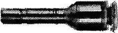 SMC PNEUMATICS - 10mm OD, Brass/Polybutylene Push-to-Connect Plug - 145 Max psi, 10mm Stem Diam - USA Tool & Supply