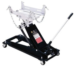 Omega Lift Equipment - 1,100 Lb Capacity Transmission Jack - 8-1/2 to 24-3/4" High, 15" Chassis Width x 31-1/8" Chassis Length - USA Tool & Supply