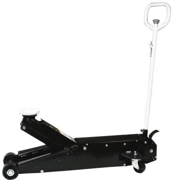 Omega Lift Equipment - 10 Ton Capacity Service Floor Jack - 6-7/8 to 27" High - USA Tool & Supply