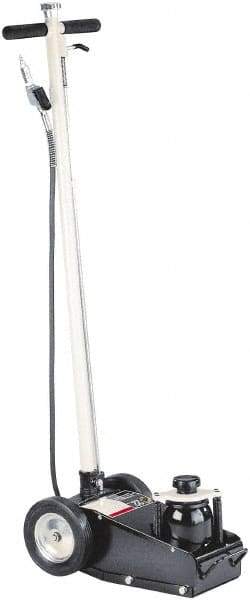 Omega Lift Equipment - 22 Ton Capacity Air Lift Jack - 9-7/8 to 20-1/4" High - USA Tool & Supply