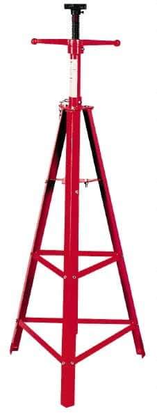 Value Collection - 4,000 Lbs. Load Capacity Welded Tripod High Stand - 66-1/2 to 73 Inch High x 21 Inch Long x 21 Inch Wide Base - USA Tool & Supply