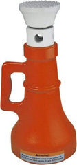 Jet - 20 Ton Capacity Bell Based Screw Jack - 16" to 25" High, 12" Piston Stroke, 2" Screw Diam - USA Tool & Supply