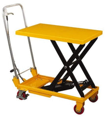 Wesco Industrial Products - 660 Lb Capacity Manual Scissor Lift Table - 32" Platform Length x 20" Platform Width - USA Tool & Supply