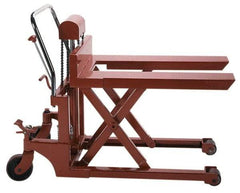 Wesco Industrial Products - 1,100 Lb Capacity Manual Scissor Lift Table - 44" Platform Length x 27" Platform Width - USA Tool & Supply