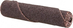 Merit Abrasives - 2" Long x 3/8" Diam, Aluminum Oxide, Full Taper Cartridge Roll - 80 Grit, 1/8" Pilot Hole Diam, Medium Grade - USA Tool & Supply