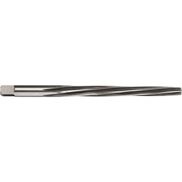 Union Butterfield - #1 Pin, 0.1798" Diam, 0.1447" Small End, 3/16" Diam Straight Shank, 1-11/16" Flute, Taper Pin Reamer - USA Tool & Supply