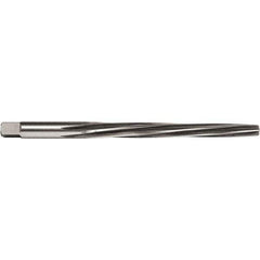 Union Butterfield - #7 Pin, 27/64" Diam, 0.3297" Small End, 13/32" Diam Straight Shank, 4-7/16" Flute, Taper Pin Reamer - USA Tool & Supply