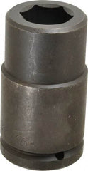 Proto - 1-1/2" Drive 1-11/16" Deep Impact Socket - 6 Points, 5-3/4" OAL - USA Tool & Supply