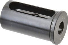 Global CNC Industries - 5/8" ID, 1-1/2" OD, 70mm Length Under Head, Type CV Lathe Tool Holder Bushing - 60mm Slot Length - Exact Industrial Supply