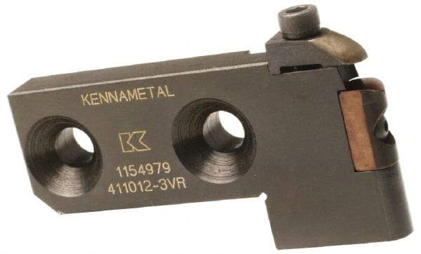 Kennametal - Series V-Bottom Round, Right Hand, 411-VR Toolholder Compatibility, R..V45 Insert Compatibility, Indexable Turning Cartridge - Clamp Holding Method, 38.1mm Max Depth of Cut - USA Tool & Supply