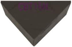 Kennametal - 1/2" Inscribed Circle, Triangle, CBT Chipbreaker for Indexables - 0.13" Effective Width - USA Tool & Supply