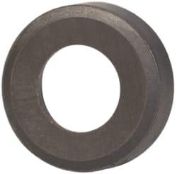 Kennametal - 5.92mm Inscribed Circle, Round Turning Shim for Indexables - 1/8" Thick, SM Shim Style, Positive Rake, Neutral Cut - USA Tool & Supply