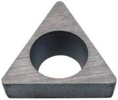 Kennametal - 3.17mm Inscribed Circle, Triangle Turning Shim for Indexables - 0.094" Thick, SM Shim Style, Positive Rake, Left Hand, Right Hand Cut - USA Tool & Supply