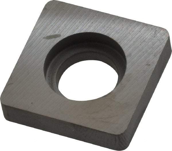 Kennametal - 8.53mm Inscribed Circle, Square Milling & Turning Shim for Indexables - Carbide, 0.188" Thick, SM Shim Style - USA Tool & Supply