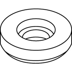 Kennametal - 1/2" Inscribed Circle, Round Boring Bar & Turning Shim for Indexables - Ceramic, 0.312" Thick, Negative Rake, Left Hand, Right Hand Cut - USA Tool & Supply