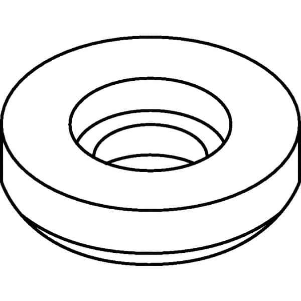Kennametal - 1/2" Inscribed Circle, Round Boring Bar & Turning Shim for Indexables - Ceramic, 0.187" Thick, Negative Rake, Left Hand, Right Hand Cut - USA Tool & Supply