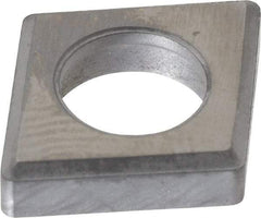 Kennametal - 1/2" Inscribed Circle, Diamond (Shape) Turning Shim for Indexables - Ceramic, 0.13" Thick, ICSN Shim Style, Negative Rake, Left Hand, Right Hand Cut - USA Tool & Supply