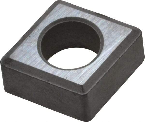 Kennametal - 1/2" Inscribed Circle, Diamond (Shape) Turning Shim for Indexables - Ceramic, 0.255" Thick, ICSN Shim Style, Negative Rake, Left Hand, Right Hand Cut - USA Tool & Supply