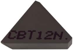 Kennametal - 3/8" Inscribed Circle, Triangle, CBT Chipbreaker for Indexables - 0.11" Effective Width - USA Tool & Supply